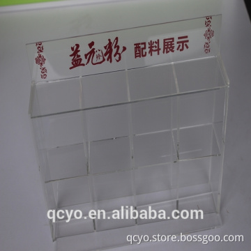 QCY-TOT-111advanced transparent exquisite acrylic display stand of shenzhen